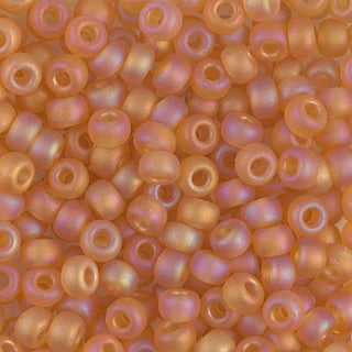 6/0 Matte Transparent Topaz AB Miyuki Seed Bead 6-133FR 20g