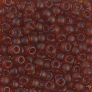 6/0 Matte Transparent Dark Topaz Miyuki Seed Bead 6-134F 20g