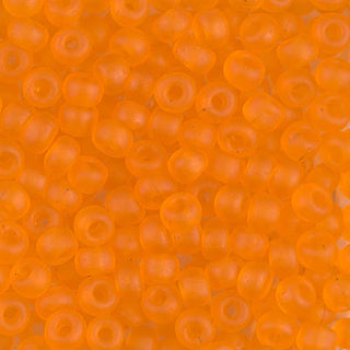 6/0 Matte Transparent Orange Miyuki Seed Bead 6-138F 20g