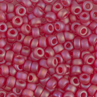 6/0 Matte Transparent Ruby AB Miyuki Seed Bead 6-141FR 20g