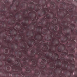 6/0 Matte Transparent Smoky Amethyst Miyuki Seed Bead 6-142F 20g