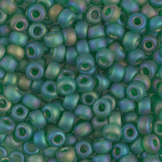 6/0 Matte Transparent Green AB Miyuki Seed Bead 6-146FR 20g
