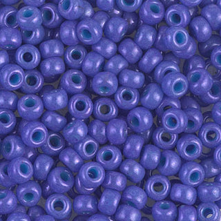 6/0 Dyed Opaque Bright Purple Miyuki Seed Bead 6-1477 20g