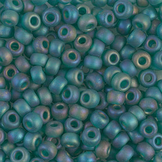 6/0 Matte Transparent Emerald AB Miyuki Seed Bead 6-147FR 20g
