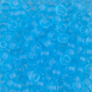 6/0 Matte Transparent Aqua Miyuki Seed Bead 6-148F 20g