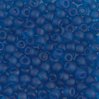 6/0 Matte Transparent Capri Blue Miyuki Seed Bead 6-149F 20g