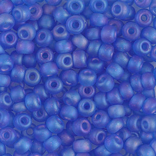 6/0 Matte Transparent Sapphire AB Miyuki Seed Bead 6-150FR 20g
