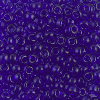 6/0 Transparent Cobalt Miyuki Seed Bead 6-151 20g