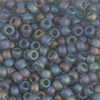 6/0 Matte Transparent Gray AB Miyuki Seed Bead 6-152FR 20g