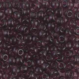 6/0 Transparent Dark Smoky Amethyst Miyuki Seed Bead 6-153 20g