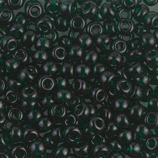 6/0 Transparent Dark Emerald Miyuki Seed Bead 6-156 20g