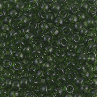 6/0 Transparent Olive Miyuki Seed Bead 6-158 20g