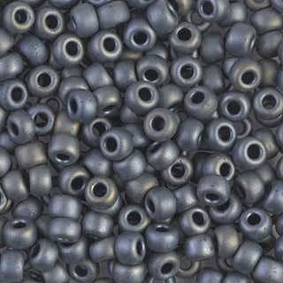 6/0 Matte Metallic Silver Gray Miyuki Seed Bead 6-2002 20g