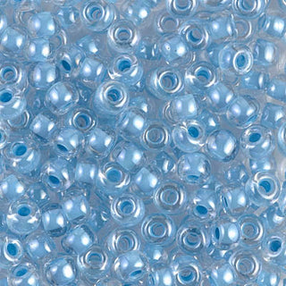 6/0 Sky Blue Lined Crystal Miyuki Seed Bead 6-221 20g