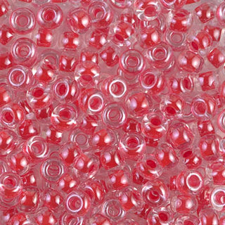 6/0 Dark Coral Lined Crystal Miyuki Seed Bead 6-226 20g