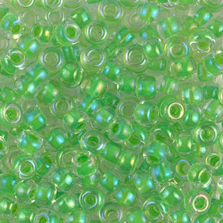 6/0 Light Green Lined Crystal Miyuki Seed Bead 6-228 20g