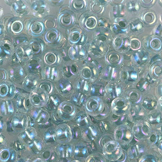 6/0 Sea Foam Lined Crystal AB Miyuki Seed Bead 6-263 20g