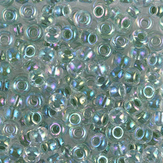 6/0 Lime Lined Crystal AB Miyuki Seed Bead 6-277 20g