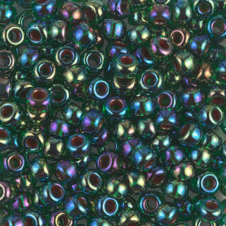 6/0 Lined Green AB Miyuki Seed Bead 6-344 20g
