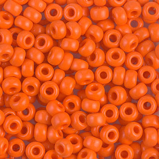 6/0 Opaque Orange Miyuki Seed Bead 6-406 20g