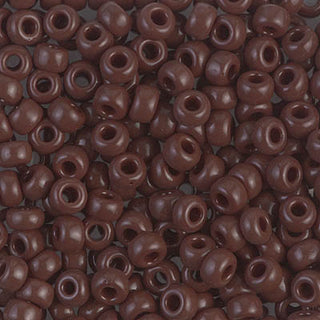 6/0 Opaque Chocolate Miyuki Seed Bead 6-409 20g