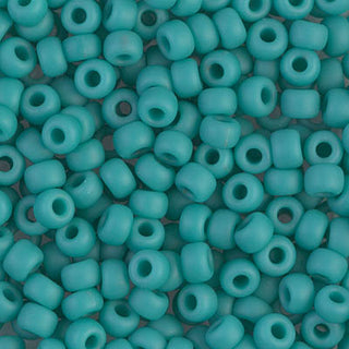 6/0 Matte Opaque Turquoise Green Miyuki Seed Bead 6-412F 20g