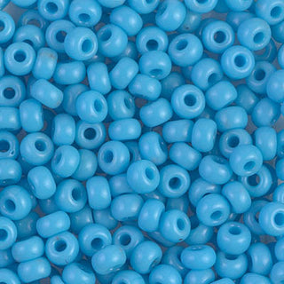 6/0 Opaque Turquoise Blue Miyuki Seed Bead 6-413 20g