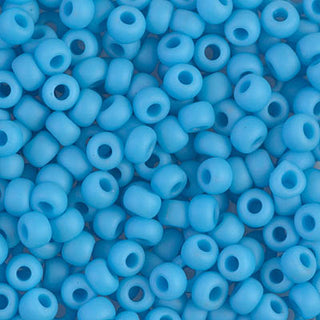 6/0 Matte Opaque Turquoise Blue Miyuki Seed Bead 6-413F 20g