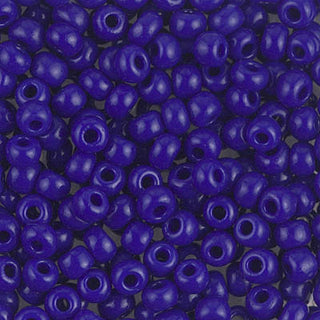 6/0 Opaque Cobalt Miyuki Seed Bead 6-414 20g