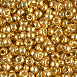 6/0 Duracoat Galvanized Gold Miyuki Seed Bead 6-4202 20g