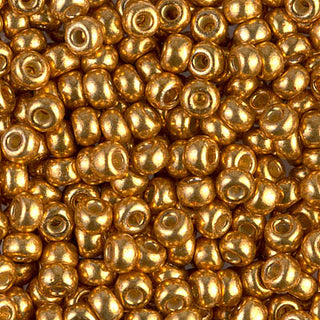 6/0 Duracoat Galvanized Yellow Gold Miyuki Seed Bead 6-4203 20g