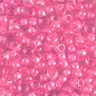 6/0 Luminous Cotton Candy Lined Crystal Miyuki Seed Bead 6-4299 20g