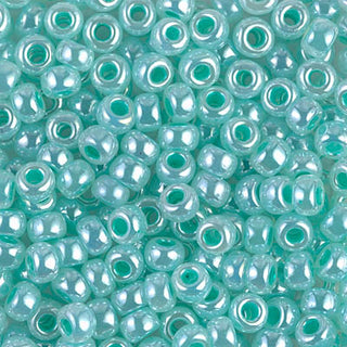 6/0 Aqua Green Ceylon Miyuki Seed Bead 6-536 20g