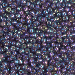 8/0 Silver Lined Amethyst AB Miyuki Seed Bead 8-1024 10g