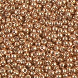 8/0 Galvanized Yellow Gold Miyuki Seed Bead 8-1053 10g