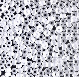 8/0 Matte Crystal Miyuki Seed Bead 8-131F 10g