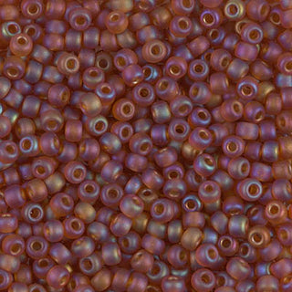 8/0 Matte Transparent Topaz AB Miyuki Seed Bead 8-133FR 10g