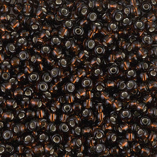 8/0 Silver Lined Root Beer Miyuki Seed Bead 8-135S 10g