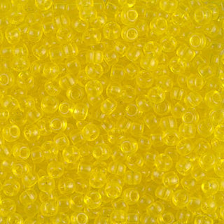 8/0 Transparent Yellow Miyuki Seed Bead 8-136 10g