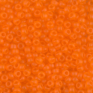 8/0 Matte Transparent Orange Miyuki Seed Bead 8-138F 10g
