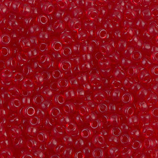 8/0 Transparent Ruby Miyuki Seed Bead 8-141 10g