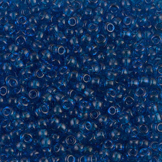 8/0 Transparent Capri Blue Miyuki Seed Bead 8-149 10g
