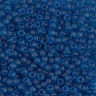 8/0 Matte Transparent Capri Blue Miyuki Seed Bead 8-149F 10g