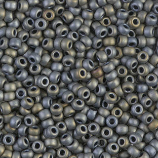 8/0 Matte Metallic Gray Miyuki Seed Bead 8-2002 10g