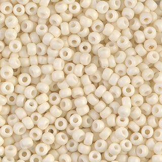 8/0 Matte Opaque Cream Miyuki Seed Bead 8-2021 10g