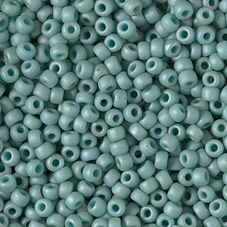 8/0 Matte Opaque Sea Foam Luster Miyuki Seed Bead 8-2028 10g
