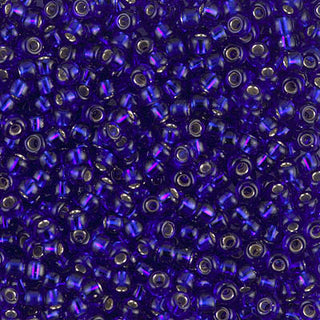 11/0 Silver Lined Cobalt Miyuki Seed Bead 11-20 10g