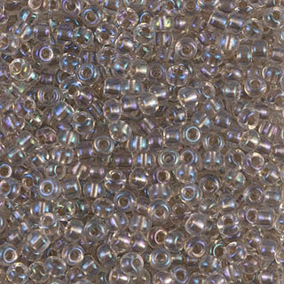 8/0 Taupe Lined Crystal AB Miyuki Seed Bead 8-2195 10g