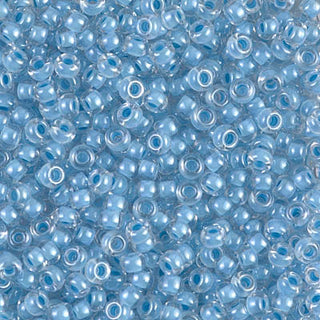 8/0 Sky Blue Lined Crystal Miyuki Seed Bead 8-221