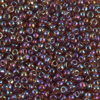 8/0 Transparent Topaz AB Miyuki Seed Bead 8-257 10g